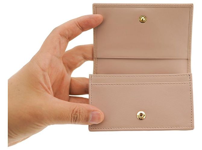 Burberry Tarjetero de cuero para mujer Prada CIPRIA Regalo para amigo Rosa - vista 13
