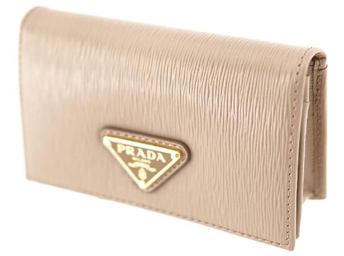 Burberry Tarjetero de cuero para mujer Prada CIPRIA Regalo para amigo Rosa - vista 2