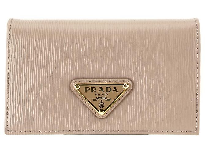 Burberry Tarjetero de cuero para mujer Prada CIPRIA Regalo para amigo Rosa - vista 3