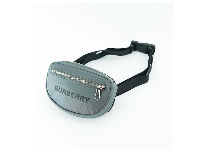 Burberry Mini Borsa Hip Grigio Carbone Nylon Regalo di Lusso per Uomini e Donne Marrone - vista 2