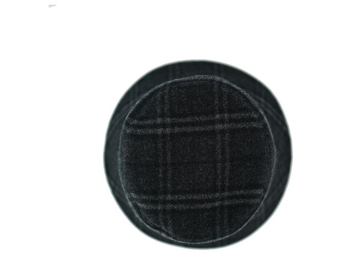 Burberry Bucket Hat aus Wolle und Kaschmir in Anthrazitgrau Braun - Ansicht 3