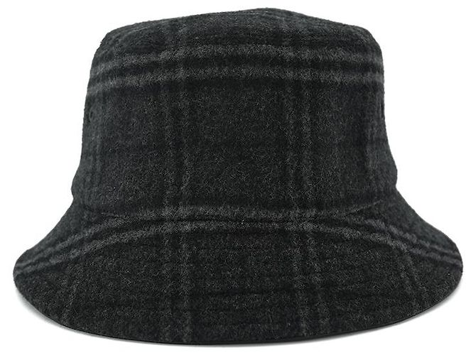 Burberry Bucket Hat aus Wolle und Kaschmir in Anthrazitgrau Braun - Ansicht 7