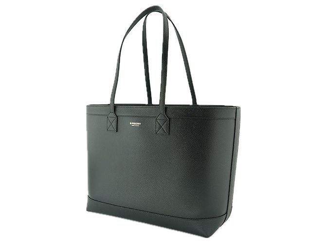 Burberry Borsa a spalla media London in pelle nera Nero - vista 13