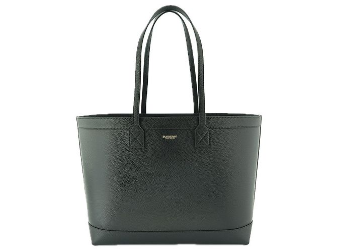 Burberry Borsa a spalla media London in pelle nera Nero - vista 17