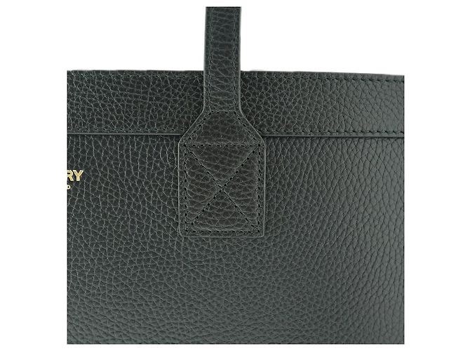 Burberry Borsa a spalla media London in pelle nera Nero - vista 19