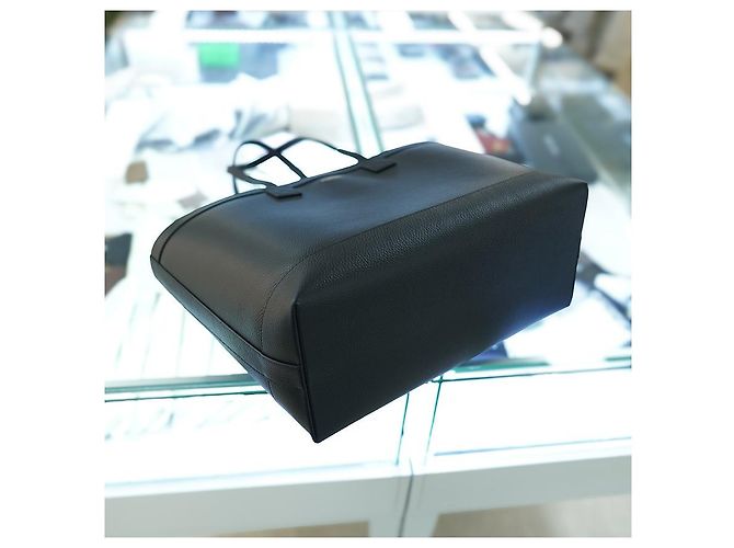 Burberry Borsa a spalla media London in pelle nera Nero - vista 8