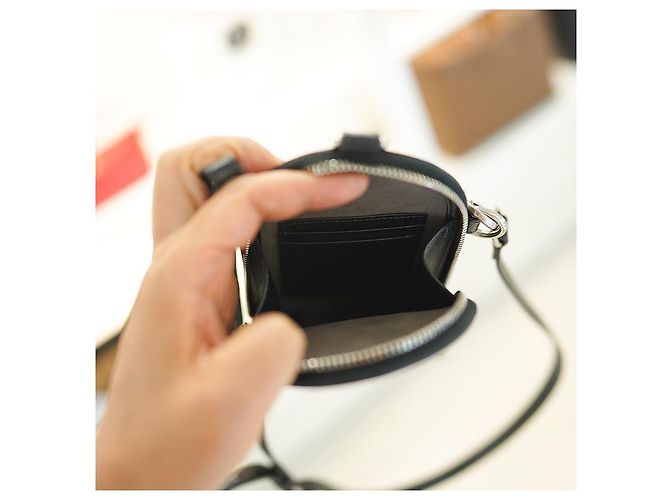 Gucci Mini Borsa Supreme in Tela Nera Nero - vista 20