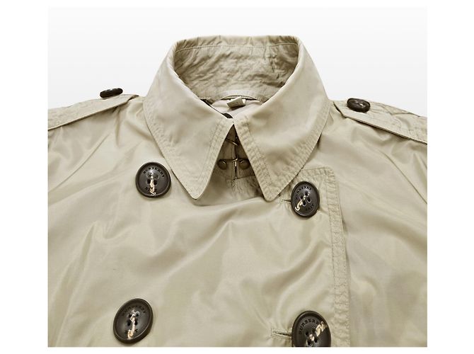 Burberry Trench Coat Brit Beige Castaño - vista 5