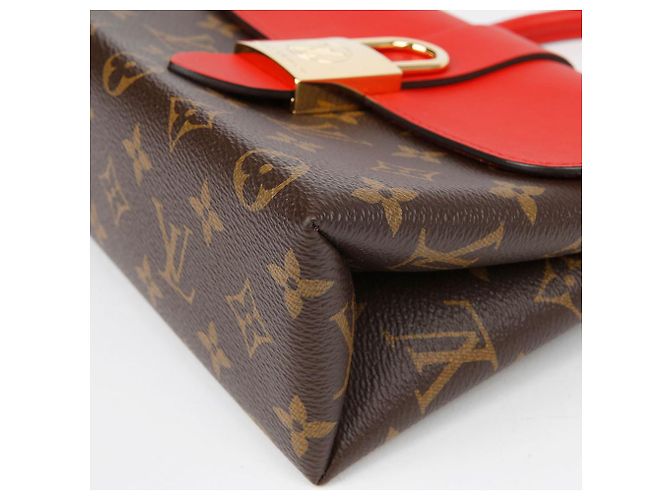 Louis Vuitton Borsa a spalla Rocky BB Rosso - vista 8