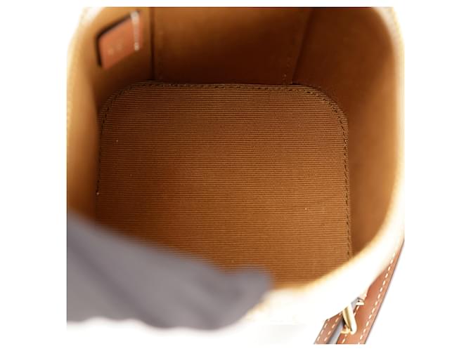 Céline Mini Tote Schultertasche Vanity Case Weiß - Ansicht 8