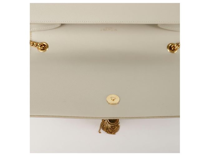 Saint Laurent Borsa a tracolla media Kate Bianco - vista 11