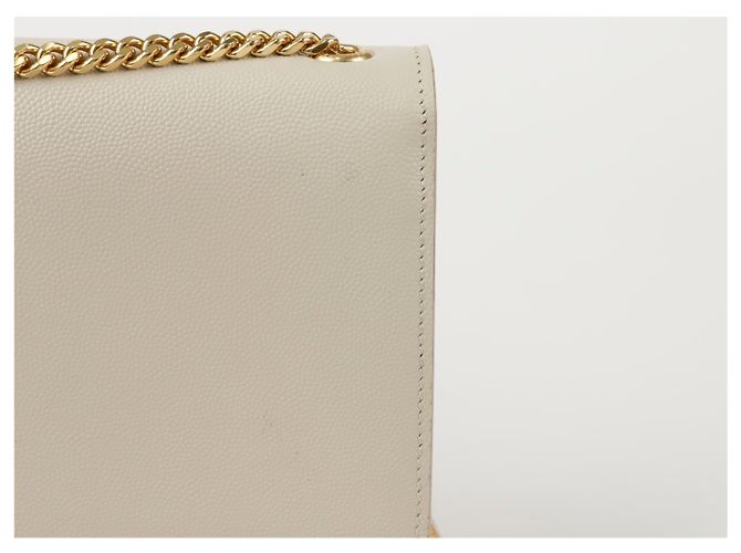 Saint Laurent Borsa a tracolla media Kate Bianco - vista 5