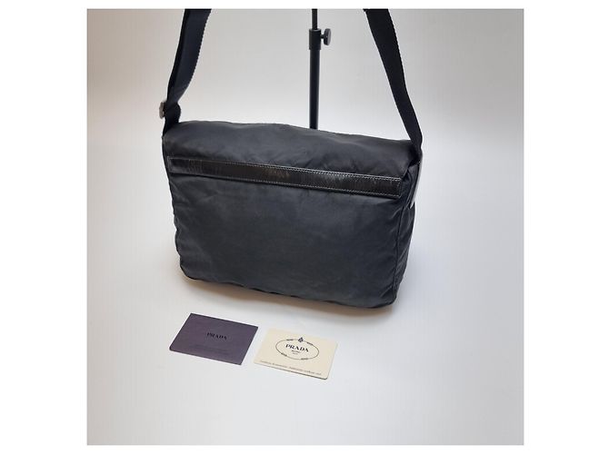 Borsa Messenger Prada Vela Sport - vista 10