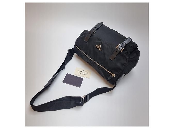 Borsa Messenger Prada Vela Sport - vista 12