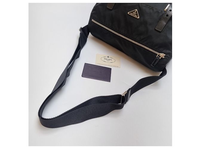 Borsa Messenger Prada Vela Sport - vista 13