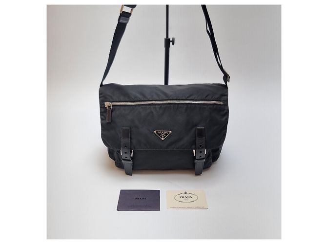 Borsa Messenger Prada Vela Sport - vista 2