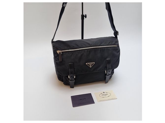 Borsa Messenger Prada Vela Sport - vista 4