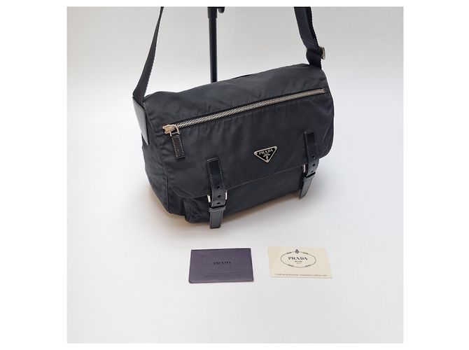 Borsa Messenger Prada Vela Sport - vista 5