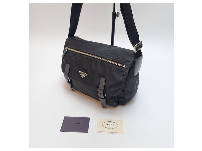 Borsa Messenger Prada Vela Sport - vista 6
