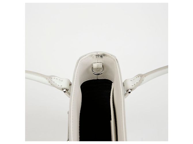 Tote Prada Borsa a spalla piccola spazzolata Bianco - vista 7