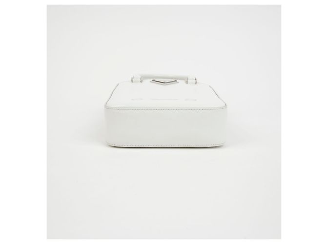 Tote Prada Borsa a spalla piccola spazzolata Bianco - vista 9