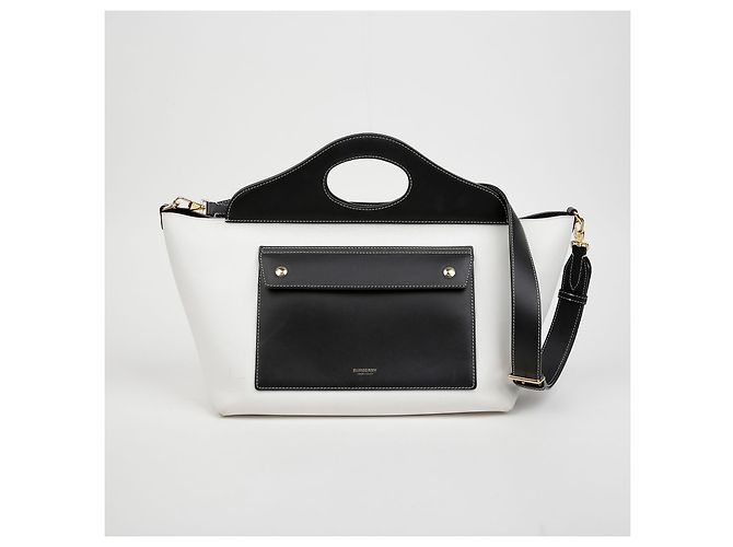 Burberry Borsa tote a spalla Bianco - vista 2