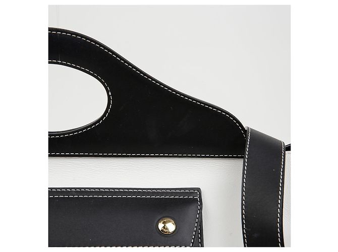 Burberry Borsa tote a spalla Bianco - vista 3