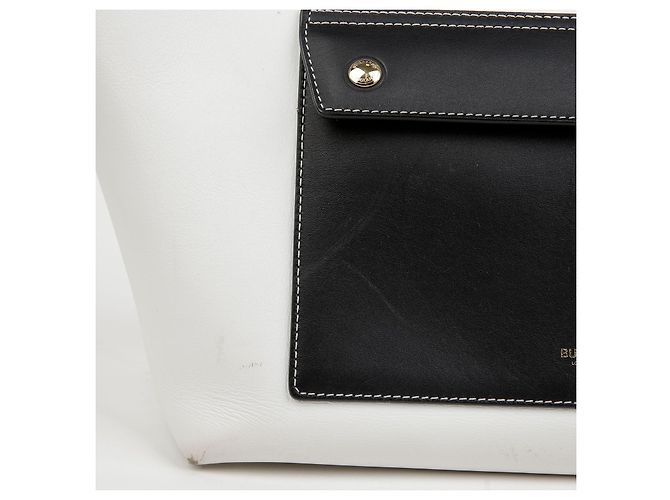 Burberry Borsa tote a spalla Bianco - vista 4