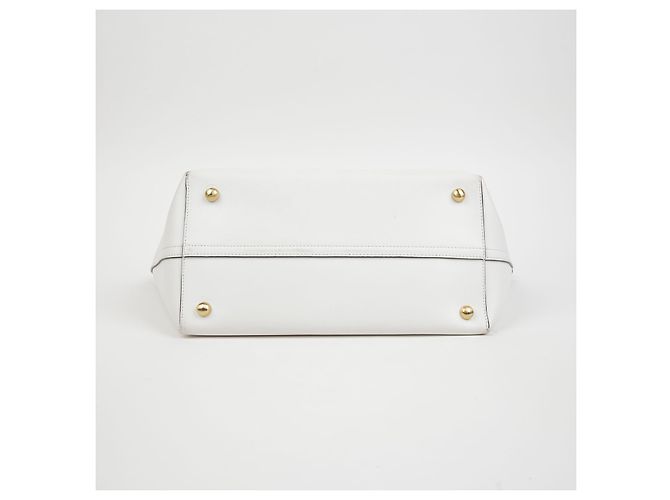 Burberry Borsa tote a spalla Bianco - vista 9