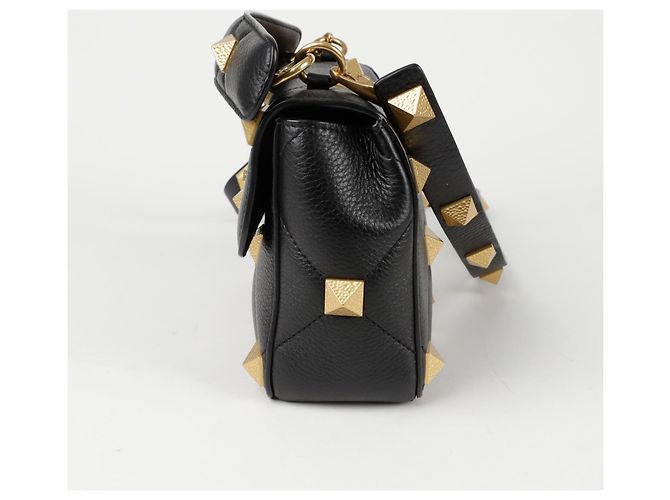 Valentino Borsa a spalla Roman Stud Nero - vista 2
