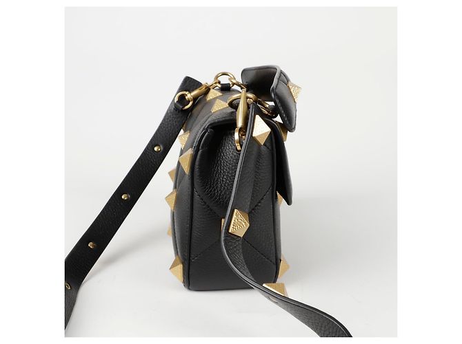 Valentino Borsa a spalla Roman Stud Nero - vista 4