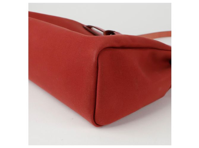 Hermès Erback Größe Tote Schultertasche Rot - Ansicht 10