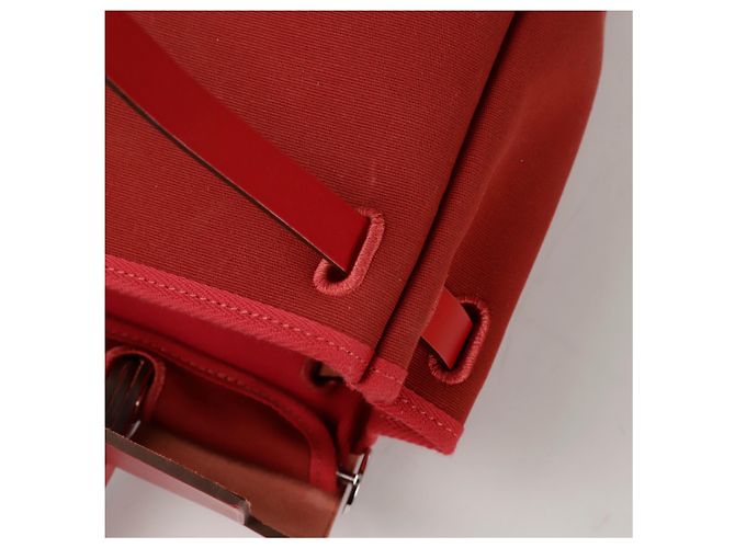 Hermès Erback Größe Tote Schultertasche Rot - Ansicht 16