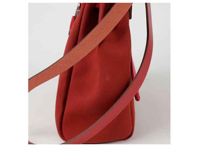 Hermès Erback Größe Tote Schultertasche Rot - Ansicht 4