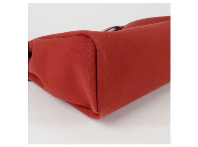 Hermès Erback Größe Tote Schultertasche Rot - Ansicht 9