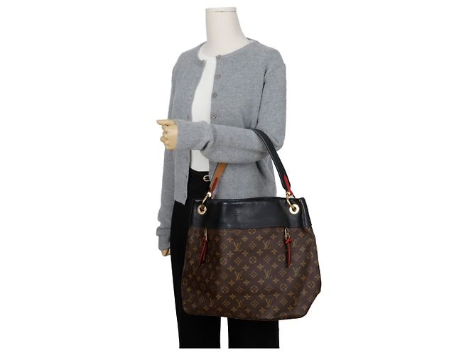 Louis Vuitton Borsa a spalla Hobo Tuileries Nero - vista 9