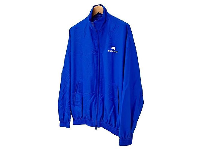 Balenciaga Giacca da tracking Blu - vista 2