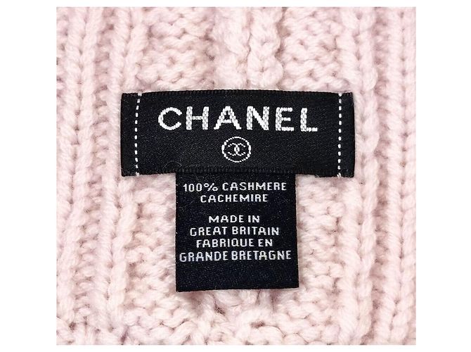 Chanel Gorro de cachemira Rosa - vista 3