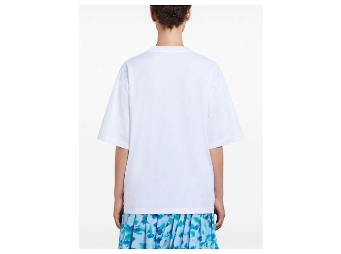 Marni Logo Baumwoll-T-Shirt Mehrfarben - Ansicht 6