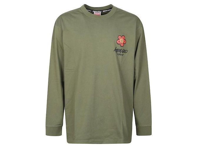 Kenzo Langarm-T-Shirt mit Blumenmuster Mehrfarben - Ansicht 4