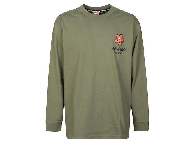 Kenzo Langarm-T-Shirt mit Blumenmuster Mehrfarben - Ansicht 8