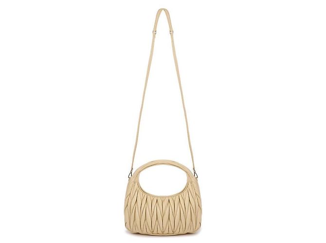 Miu Miu Borsa hobo in pelle Napa Verde - vista 5