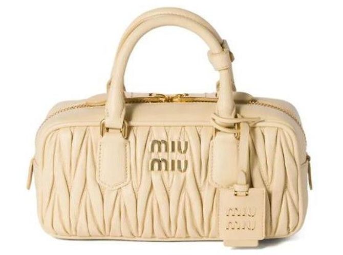 Miu Miu Nappa-Leder Tasche Grün - Ansicht 3