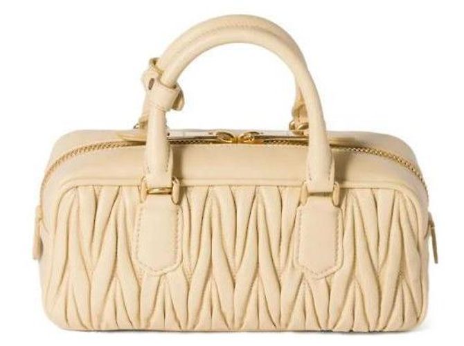 Miu Miu Nappa-Leder Tasche Grün - Ansicht 4