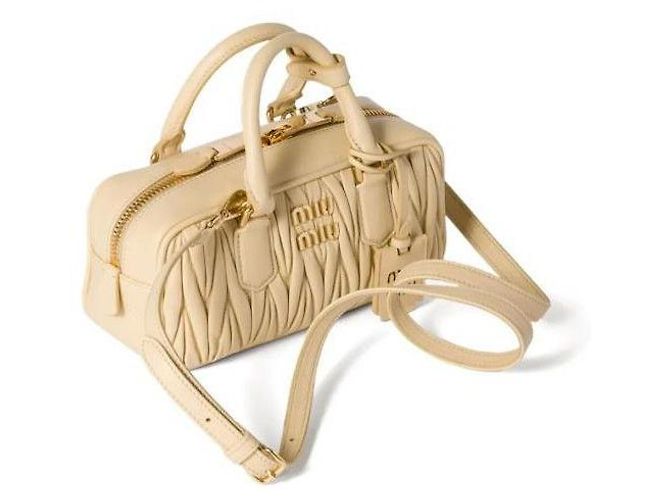 Miu Miu Nappa-Leder Tasche Grün - Ansicht 5