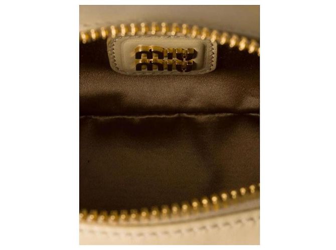 Miu Miu Nappa-Leder Tasche Grün - Ansicht 7