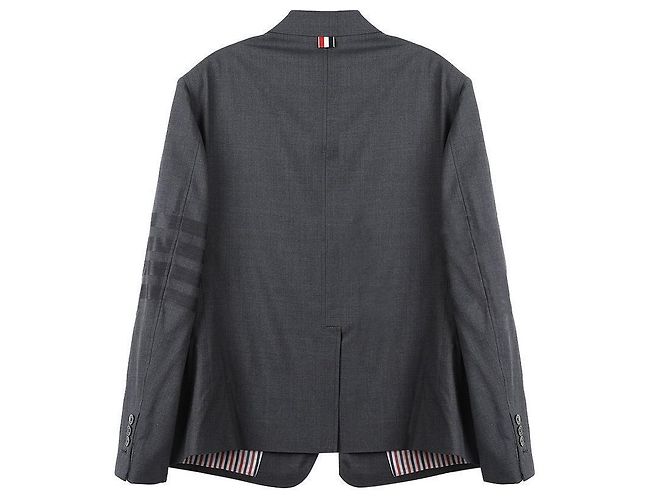 Thom Browne Farbige Woll-Sportjacke Braun - Ansicht 4