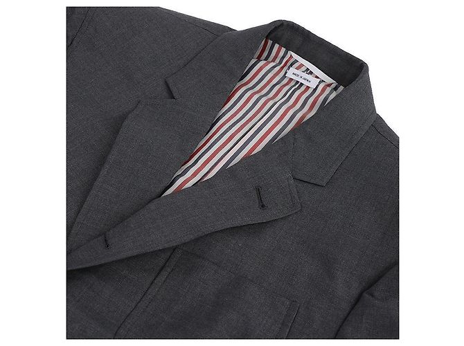 Thom Browne Farbige Woll-Sportjacke Braun - Ansicht 6