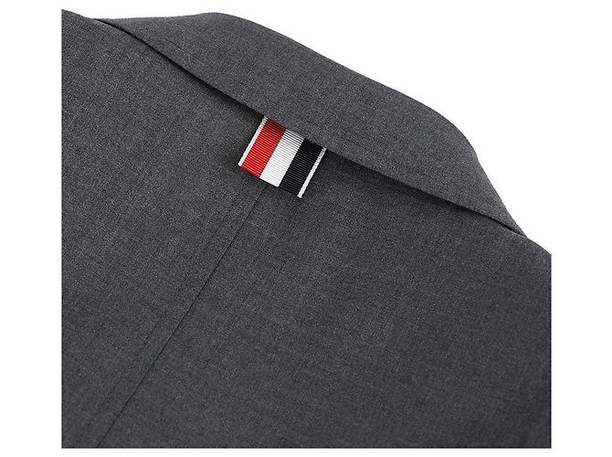 Thom Browne Farbige Woll-Sportjacke Braun - Ansicht 9