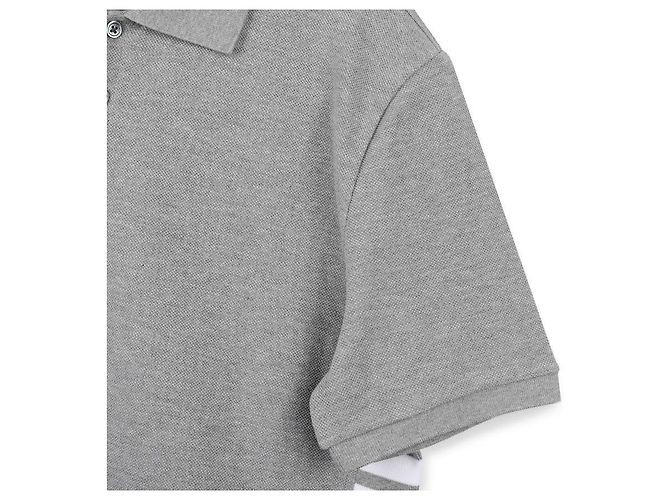 Thom Browne Polo Classico a Maniche Corte Marrone - vista 6